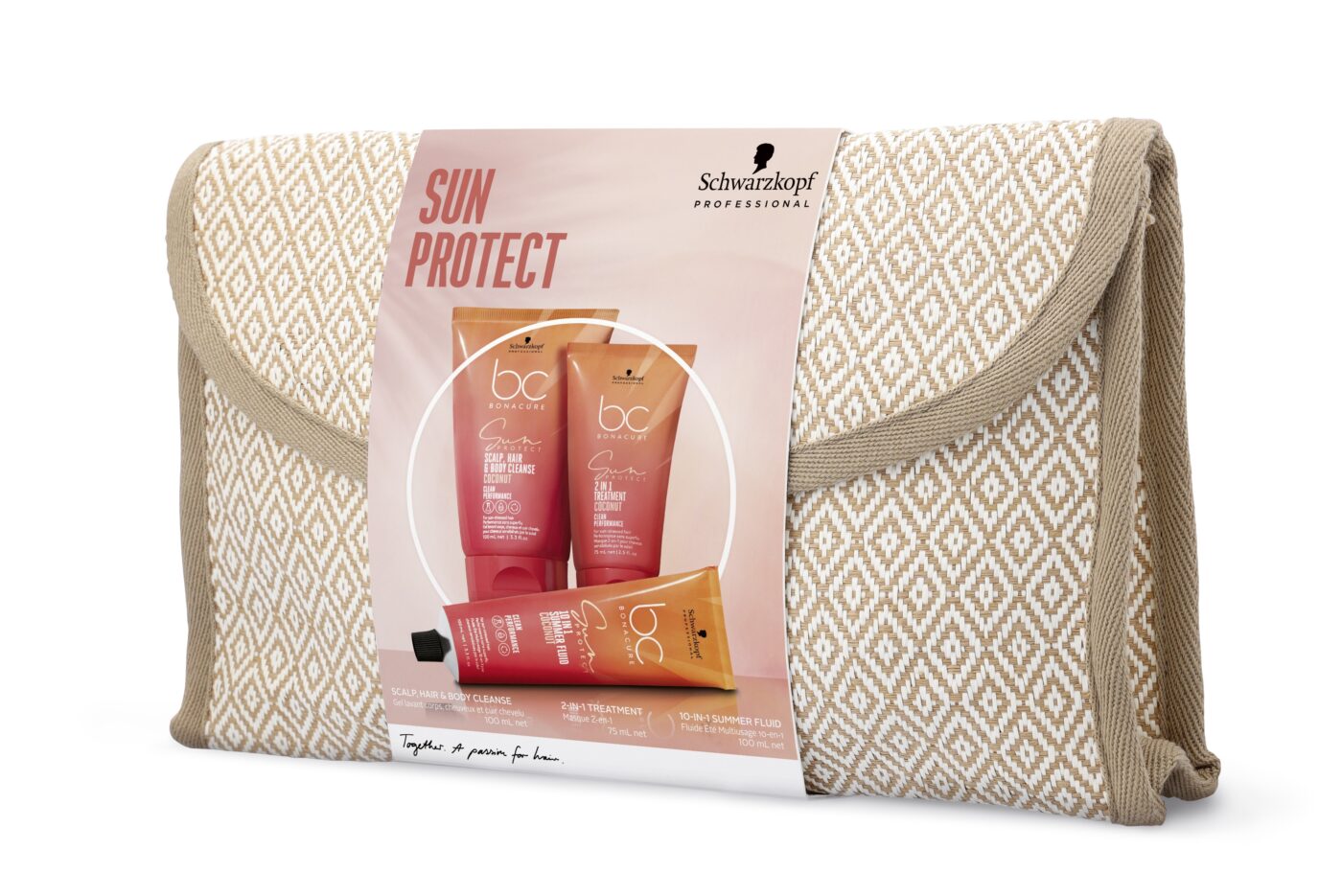 BC Sun Pouch – Beige Outline